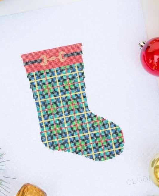 Mini Stocking - Tartan