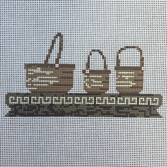 Nantucket Lightship Baskets - The Sheffield Collection - Needlepoint Canvas 