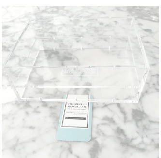 5.5”x7.5” Clear Magnetic Acrylic Tray