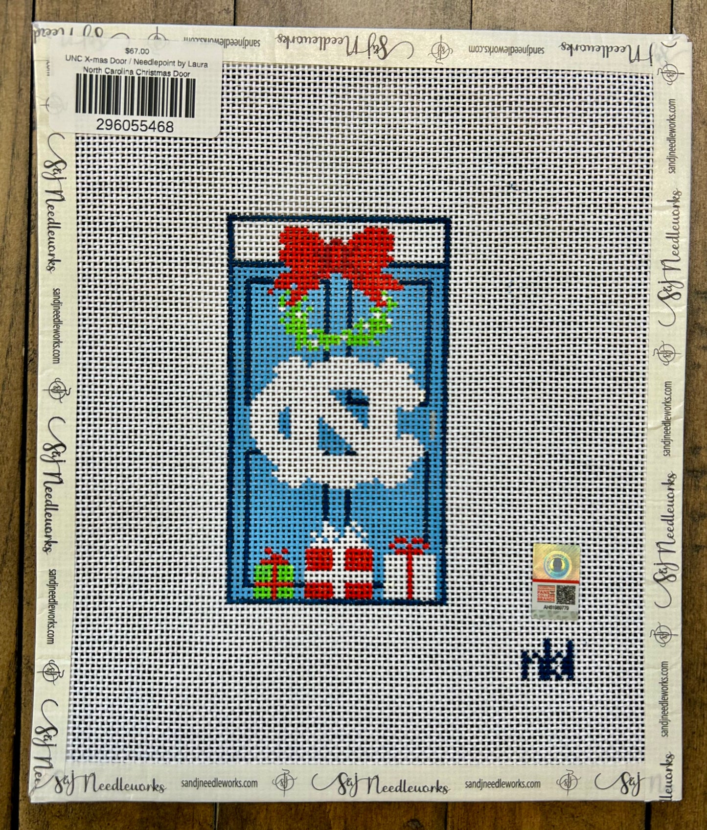 North Carolina Christmas Door