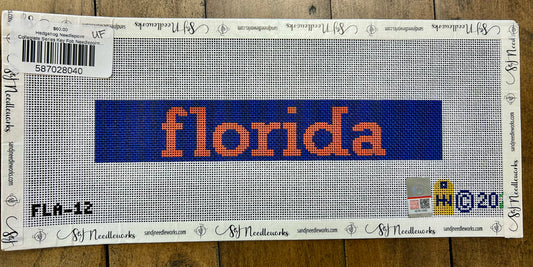 University of Florida - Collegiate Series Key Fob Needlepoint Canvas