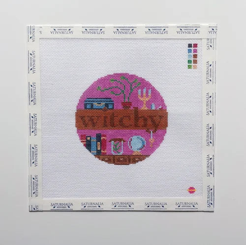 Witchy Round (TS) Canvas