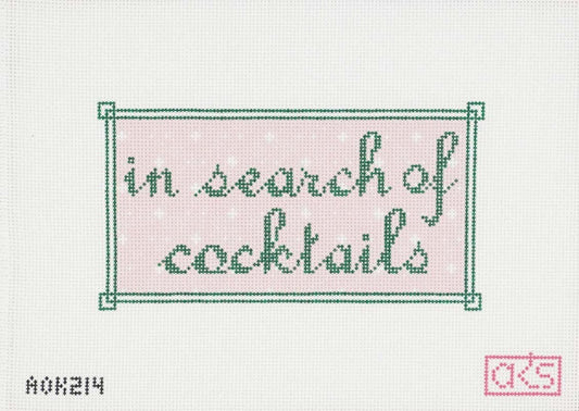 In Search Of Cocktails Canvas