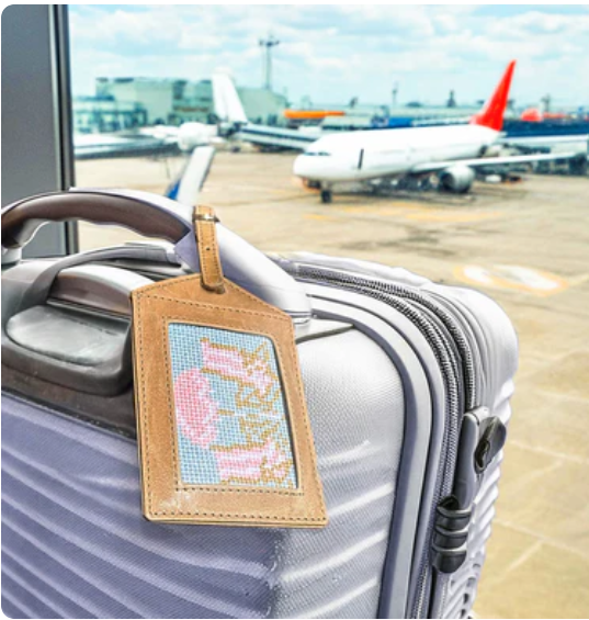 Beach Bliss - Luggage Tag Needlepoint Kit