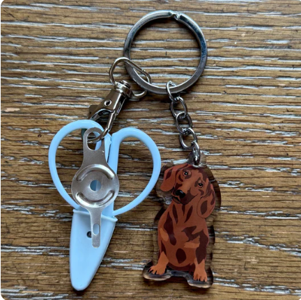 Notion Key Chain - Dogs and Cats