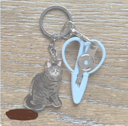 Notion Key Chain - Dogs and Cats