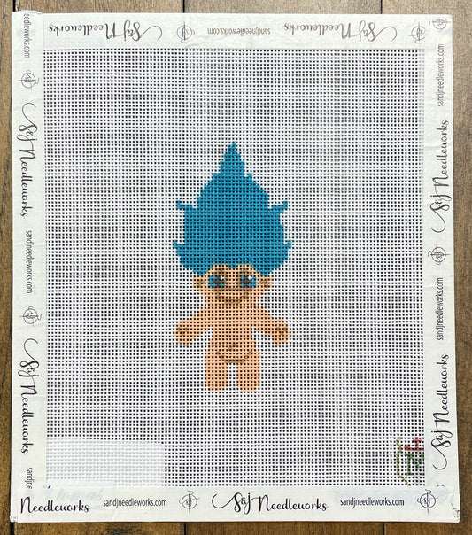 Troll with Teal Hair