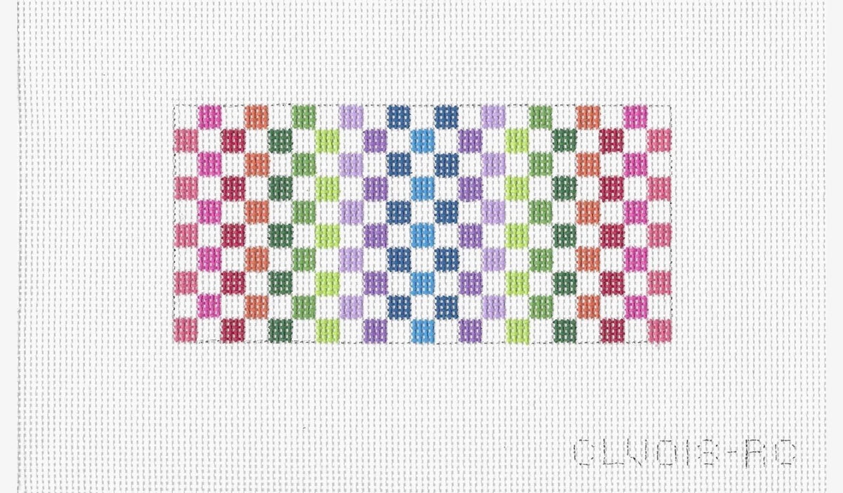 Rectangular Insert - Rainbow Check