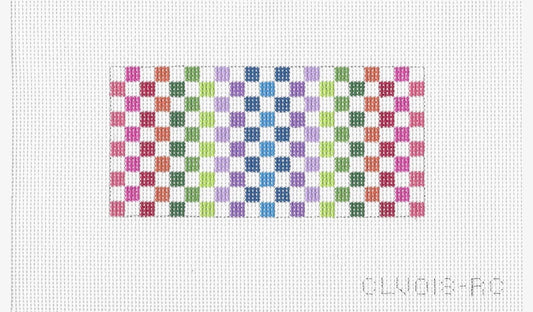 Rectangular Insert - Rainbow Check
