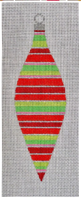 Colors Of Christmas "Traditional" Teardrop Ornament