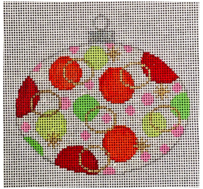 Colors of Christmas "Traditional" Oval Ornament