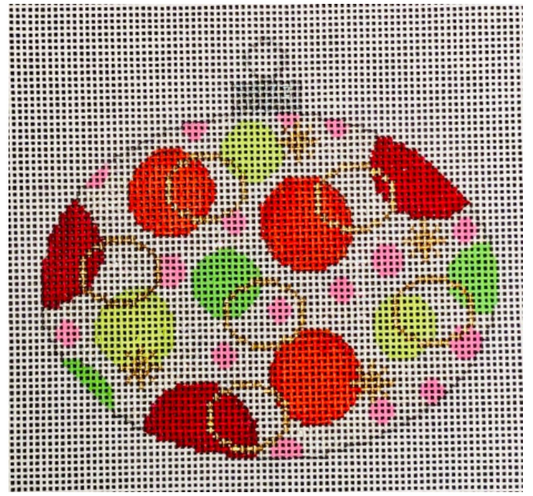 Colors of Christmas "Traditional" Oval Ornament