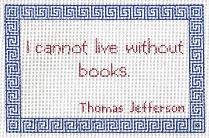 Cannot Live W/out Books Pillow - Trunk Show