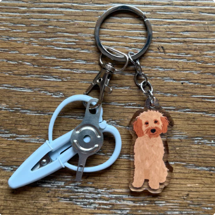Notion Key Chain - Dogs and Cats