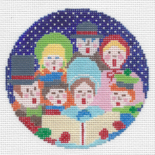 Christmas Carolers Round - Trunk Show