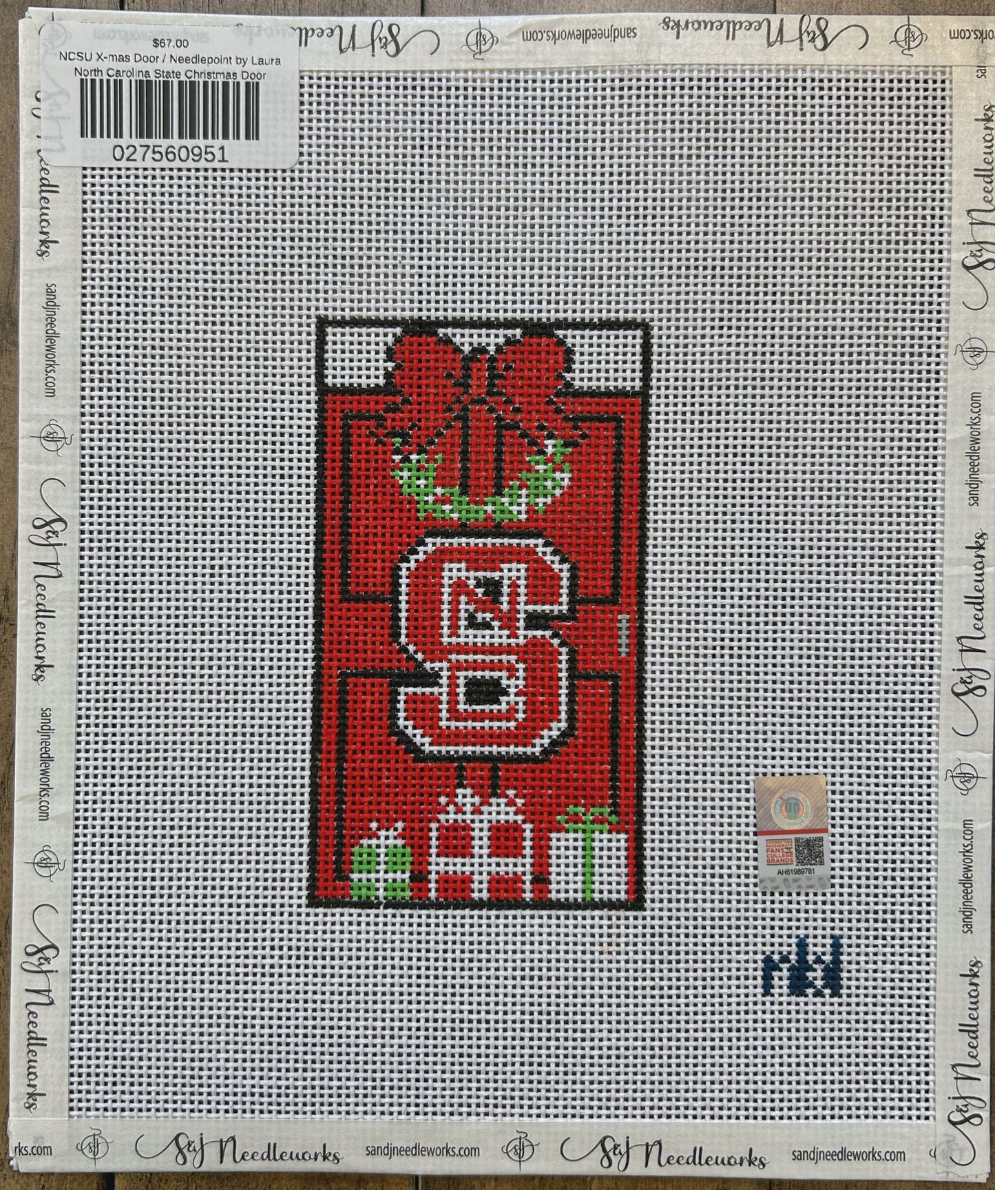 North Carolina State Christmas Door