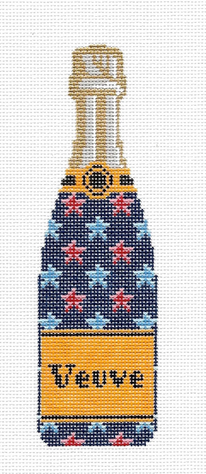 Champagne Bottle - Star Spangled