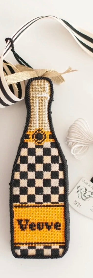 Champagne Bottle - Mackenzie Check