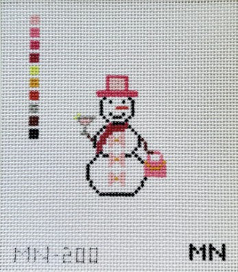 Fancy Snow Girl w/ Pink Bag & Cosmo Canvas