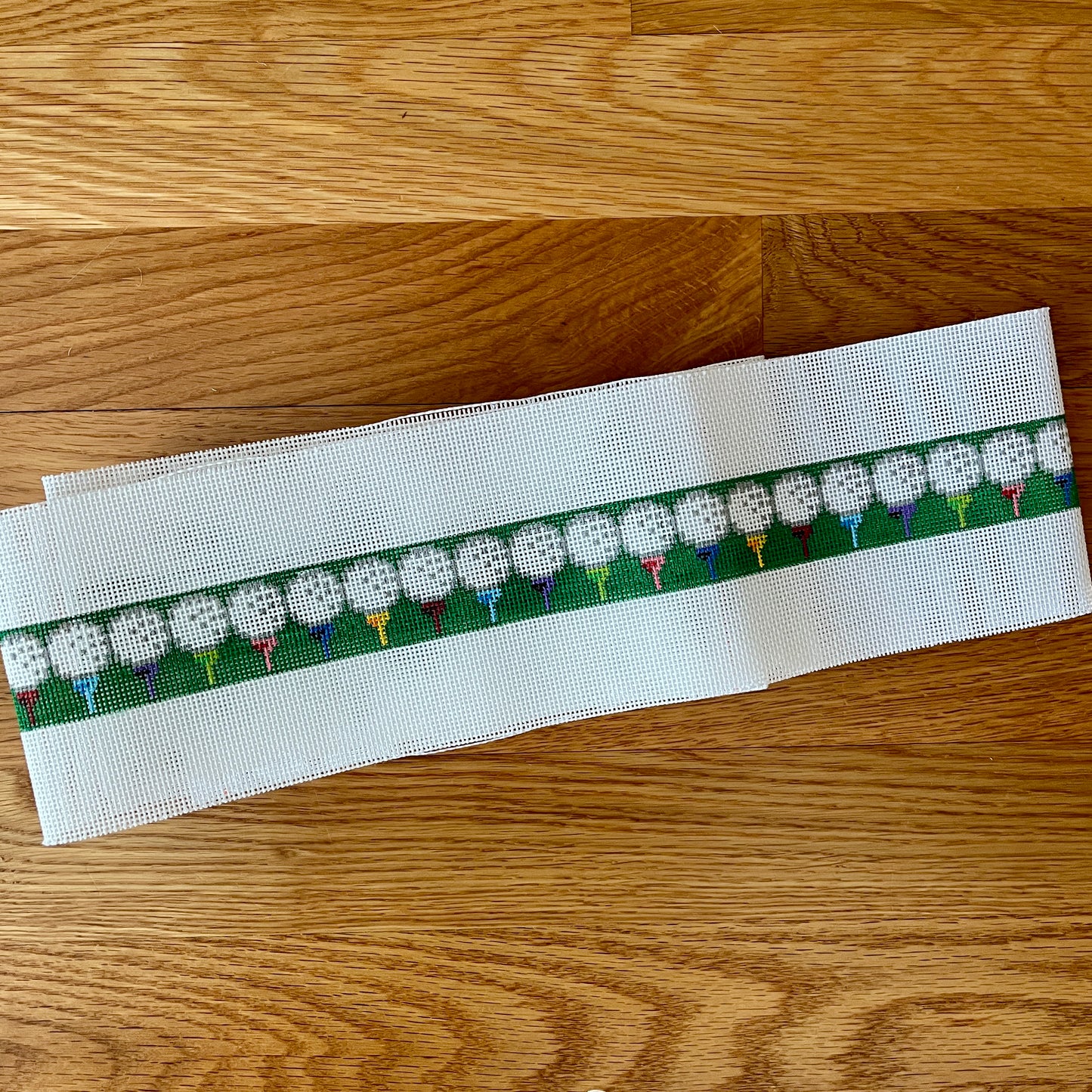 Golf Balls on Colorful Tees Belt/Strap