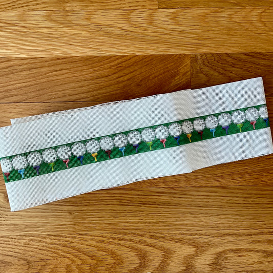 Golf Balls on Colorful Tees Belt/Strap