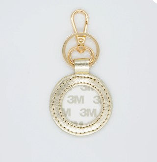 Leather Key Fob - Round