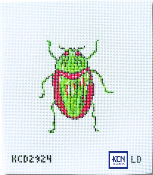 Green Beetle Canvas