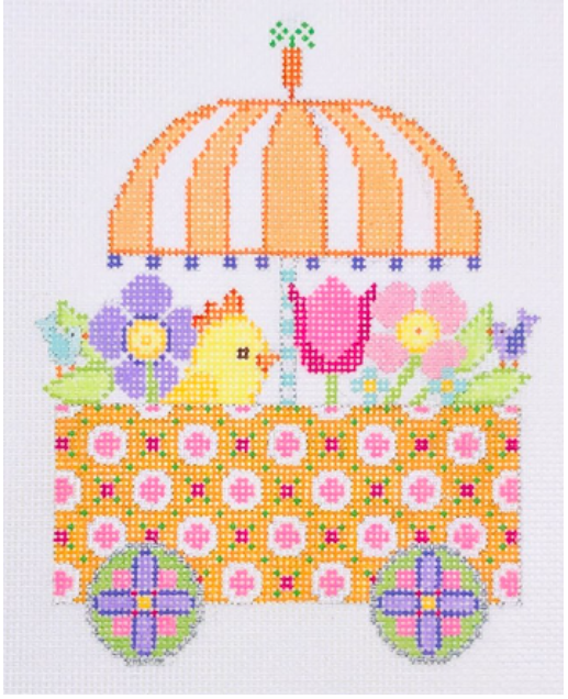 Easter Egg Express Train - Orange Chick Car