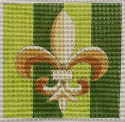 FLEUR DE LIS GREEN-TS06