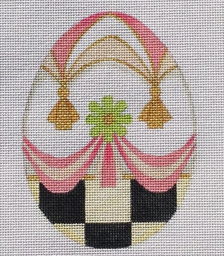 5 INCH CHECKERED EGG-TS06