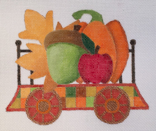 AUTUMN TRAIN FLAT CAR-TS06
