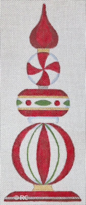 10 INCH CHRISTMAS FINIAL-TS06