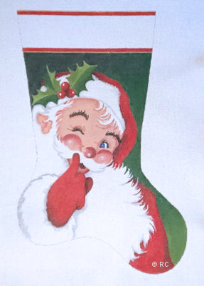 WHISPER SANTA STOCKING-TS06