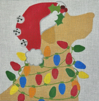 YELLOW LAB CHRISTMAS-TS06