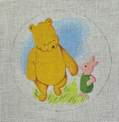 POOH AND PIGLET 5 INCH ROUND-TS06