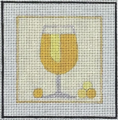 WHITE WINE 4 INCH SQUARE-TS06