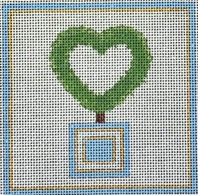 HEART TOPIARY SQUARE-TS06
