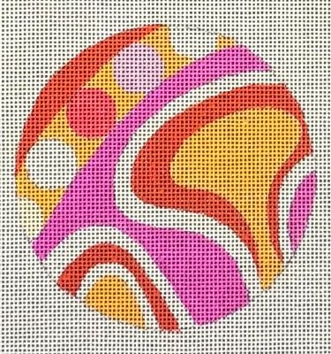 MOD FUSCHIA 4 INCH ROUND-TS06