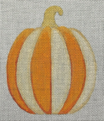 MEDIUM ORANGE STRIPE PUMPKIN-TS06