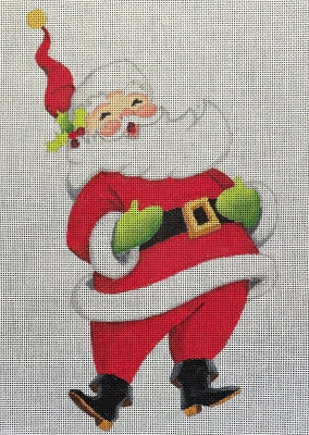 LAUGHING SANTA FIGURE-TS06