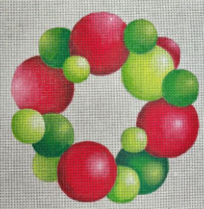 RED GREEN WREATH-TS06