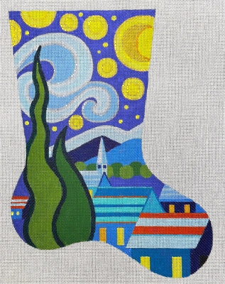 STARRY NIGHT STOCKING-TS06