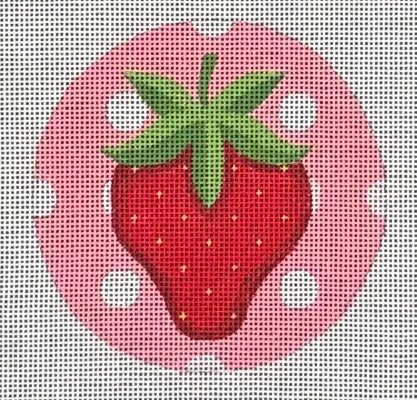 STRAWBERRY PINK DOT ORN-TS06