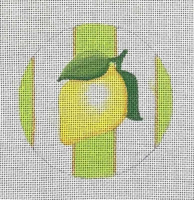 LEMON GREEN STRIPE RND-TS06