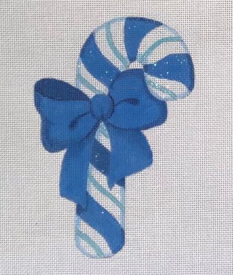 BLUE CANDY CANE ORNAMENT-TS06