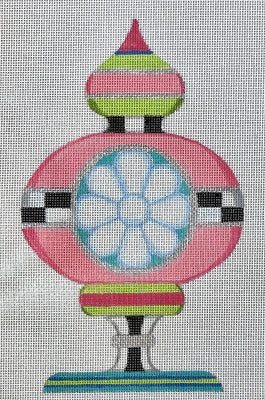 8.5 PINK GREEN FINIAL-TS06