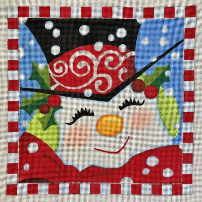 SNOWY SNOWMAN PORTRAIT-TS06