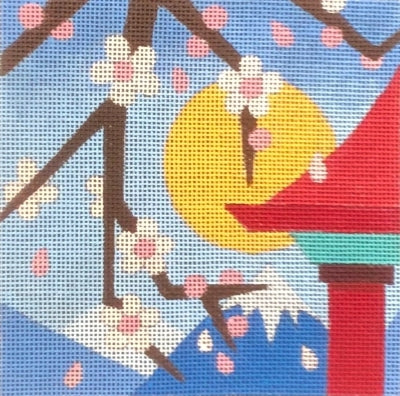 CHERRY BLOSSOM LANDSCAPE-TS06