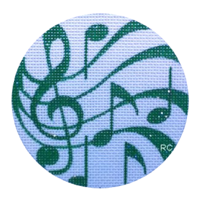 MUSIC ORNAMENT GREEN-TS06