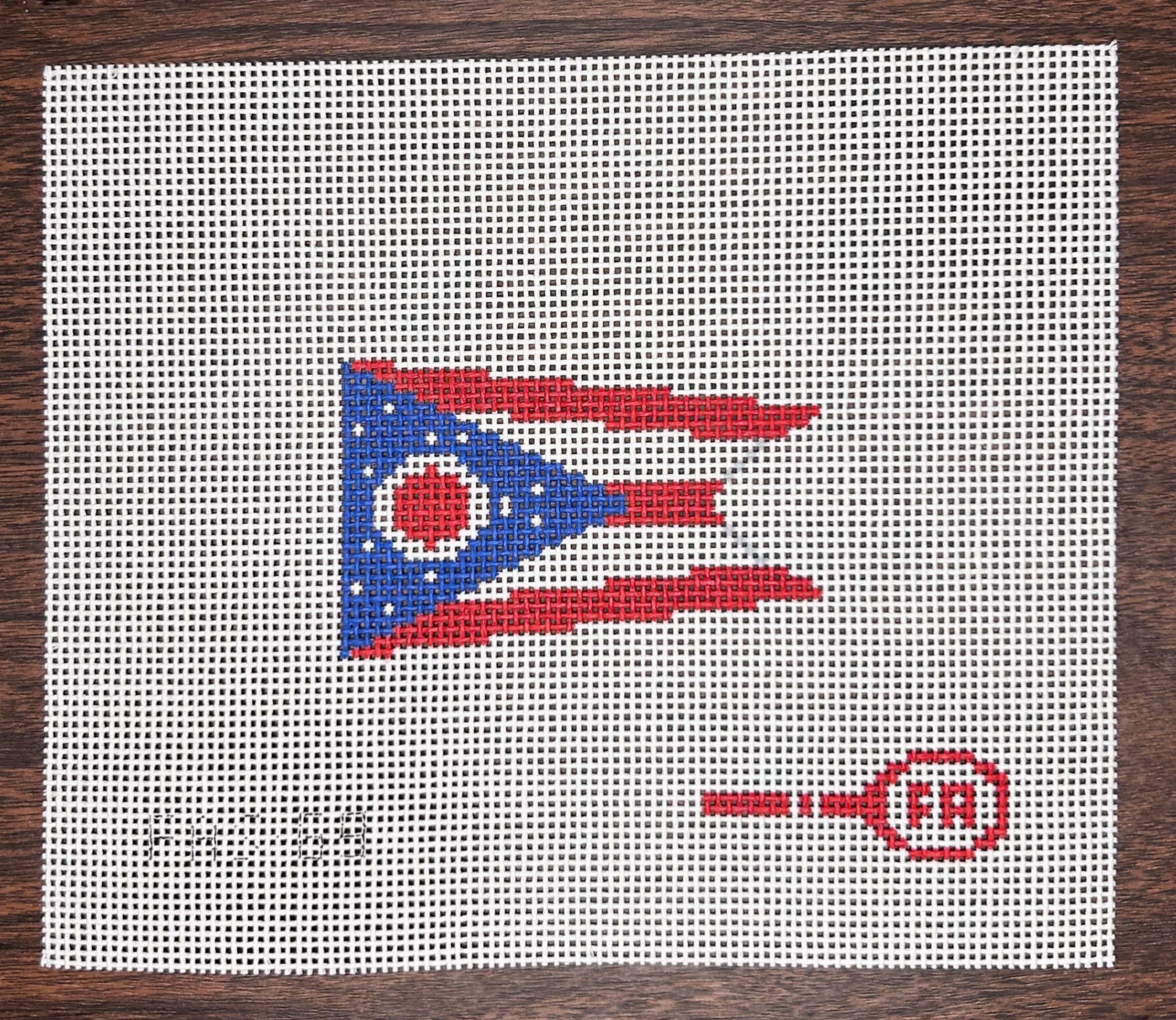 Mini Ohio Flag – S & J Needleworks